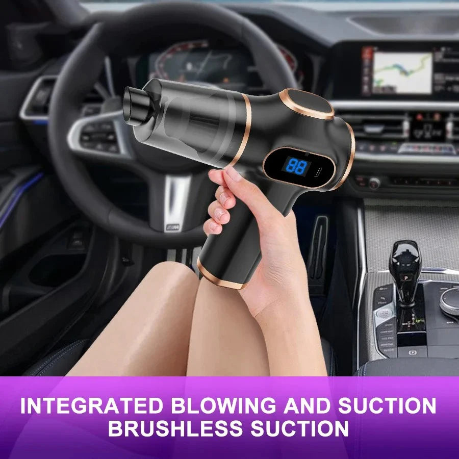 Wireless Vacuum Cleaner Dual Use for Home and Car High Power Home Appliance With display Screen Carpet Sofa Car Cleaner