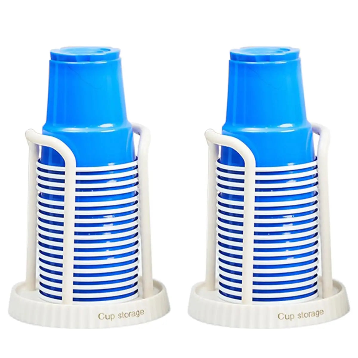 4 PACK Bathroom Cup Dispenser, Plastic Cup Holder, Disposable Cup Holder, Cup Dispenser for Restaurant, Coffee