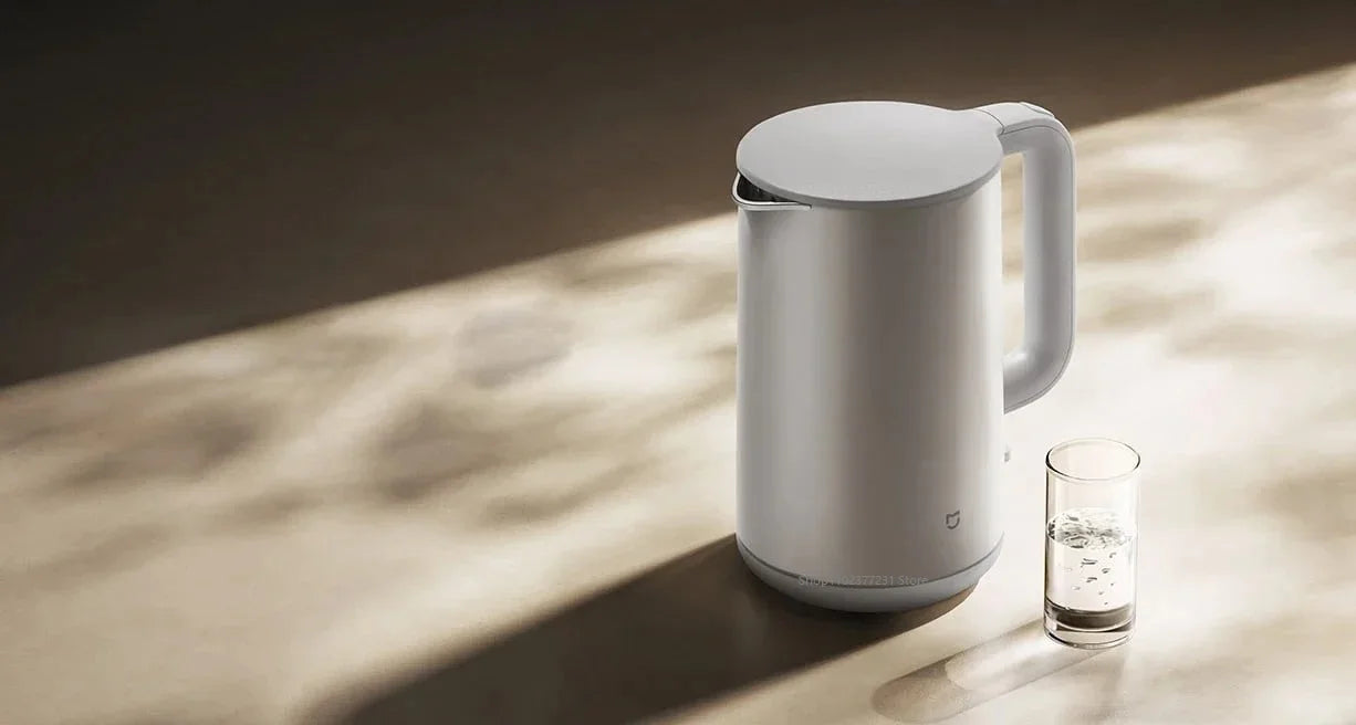 MIJIA Electric Kettle S1 Fast Hot boiling Stainless Water Kettle Teapot 1.7L 1800W Anti-Overheat Quadruple Protection