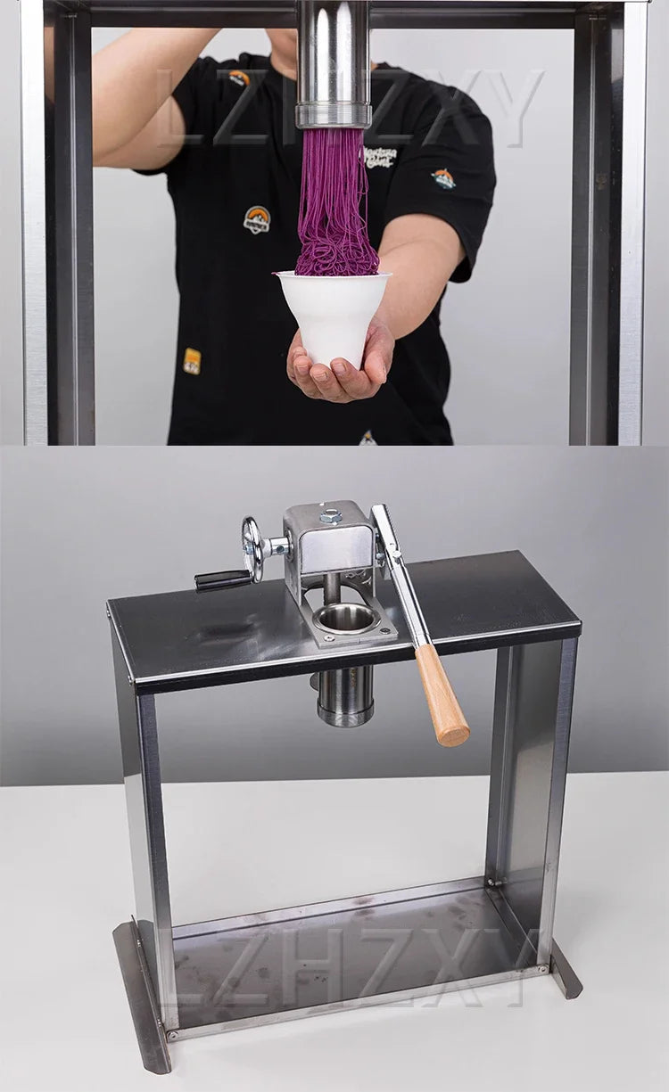 Hand Crack Japan Mont Blanc Ice Cream Maker Matha Gelato Noodle Maker Machine Matcha Mont Ice Cream Tool