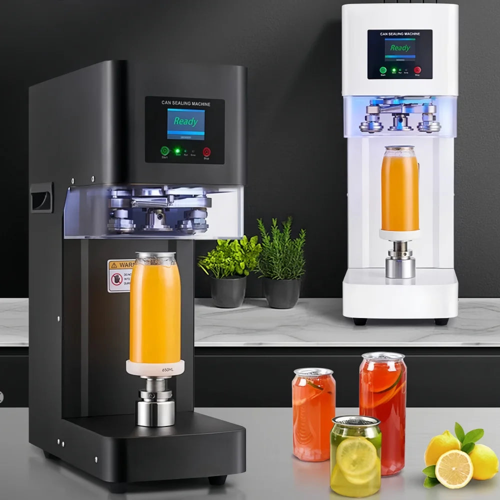 Commercial Can Sealing Machine 330/500/650ml Can Sealer 55mm Caliber Milk Tea Beverage Bottle PET Aluminum Bottle