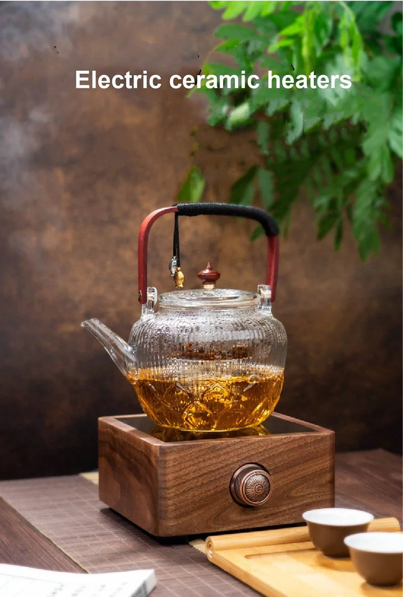 1000W Electric Ceramic Stove Portable Tea Maker Automatic Keep Warm Electric Tea Stove 6 Gear Heating Stove Boiling Water Heater