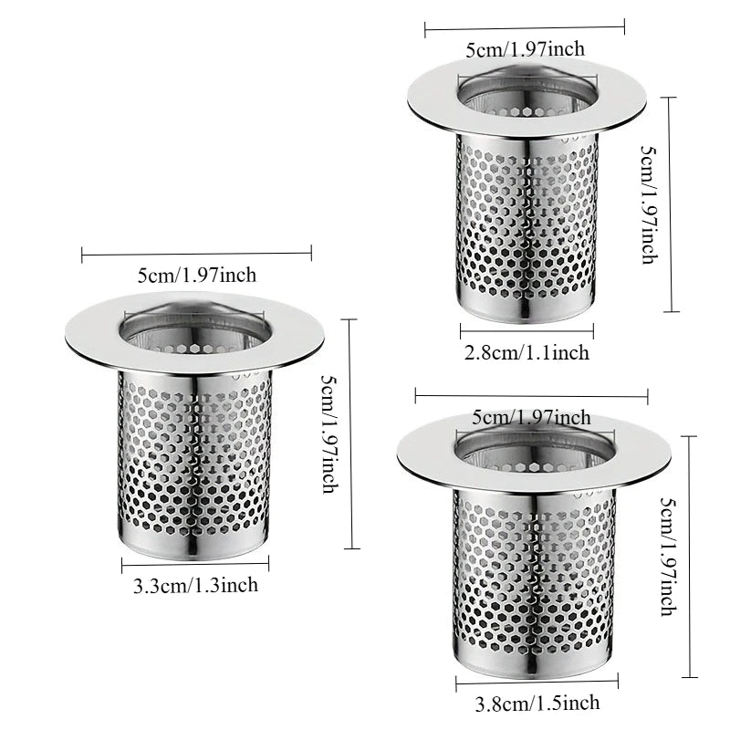 1pc Drain Filter , Bathroom Sink & Shower Drain Catcher, Suitable for Kitchen and Bathroom Drain Protection