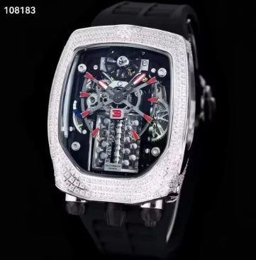 Advanced limited edition men's mechanical watch new design carving custom watch automatic mechanical men's watch men's gif