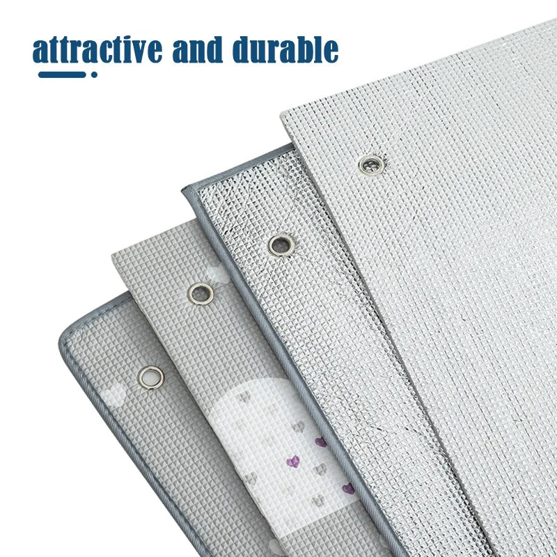 Home Windows Sunshades Anti-UV Aluminum Foil Shading Screen Sunshine Room Shading Board Keep Warm Film Balcony Privacy Pad