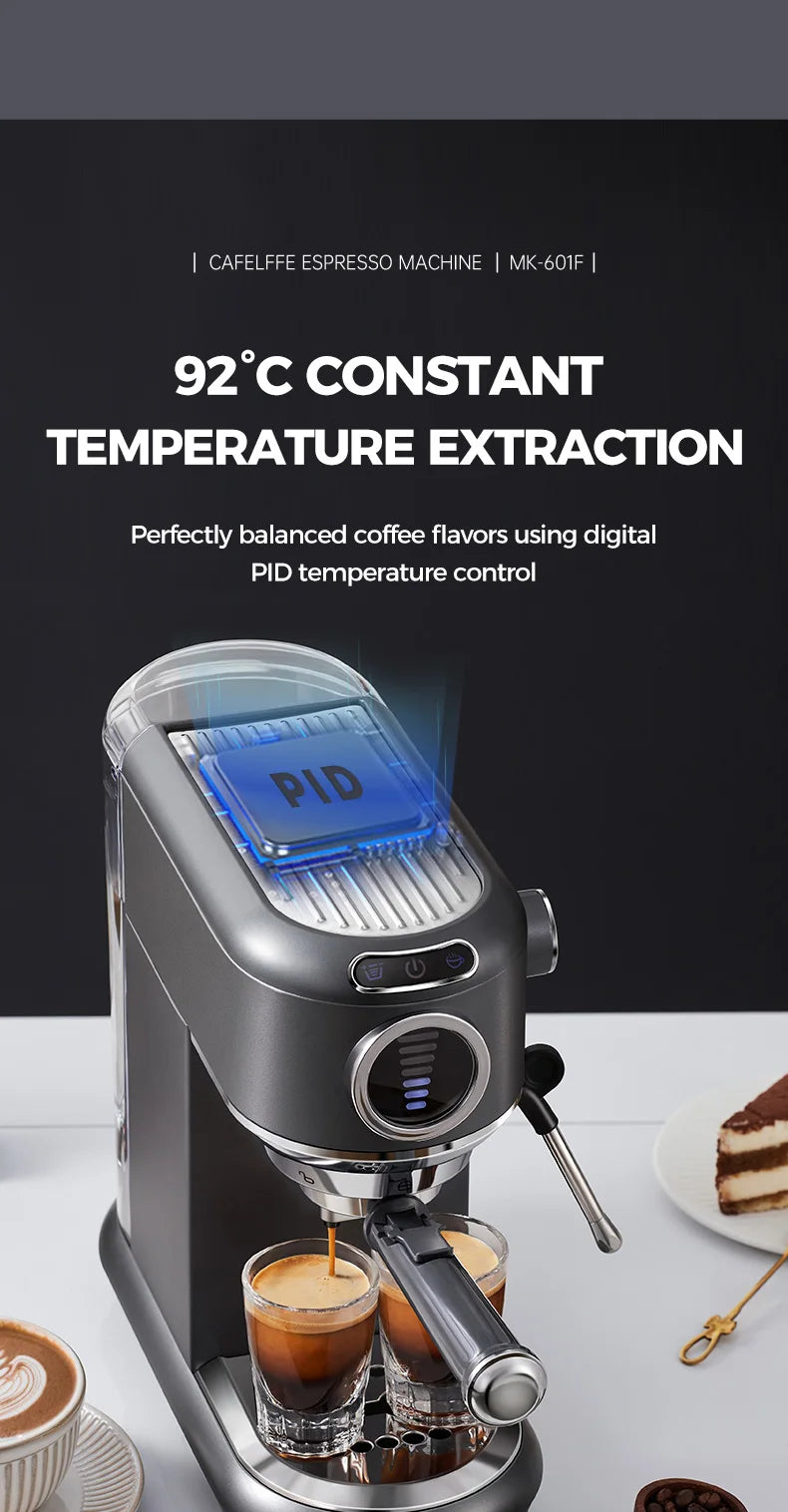 Cafelffe 4in1 Cappuccino Coffee Machine Dolce gusto Nes Capsule Espresso Maker ESE Pod Ground Gift for Lover,Dad,Mom Cafetera