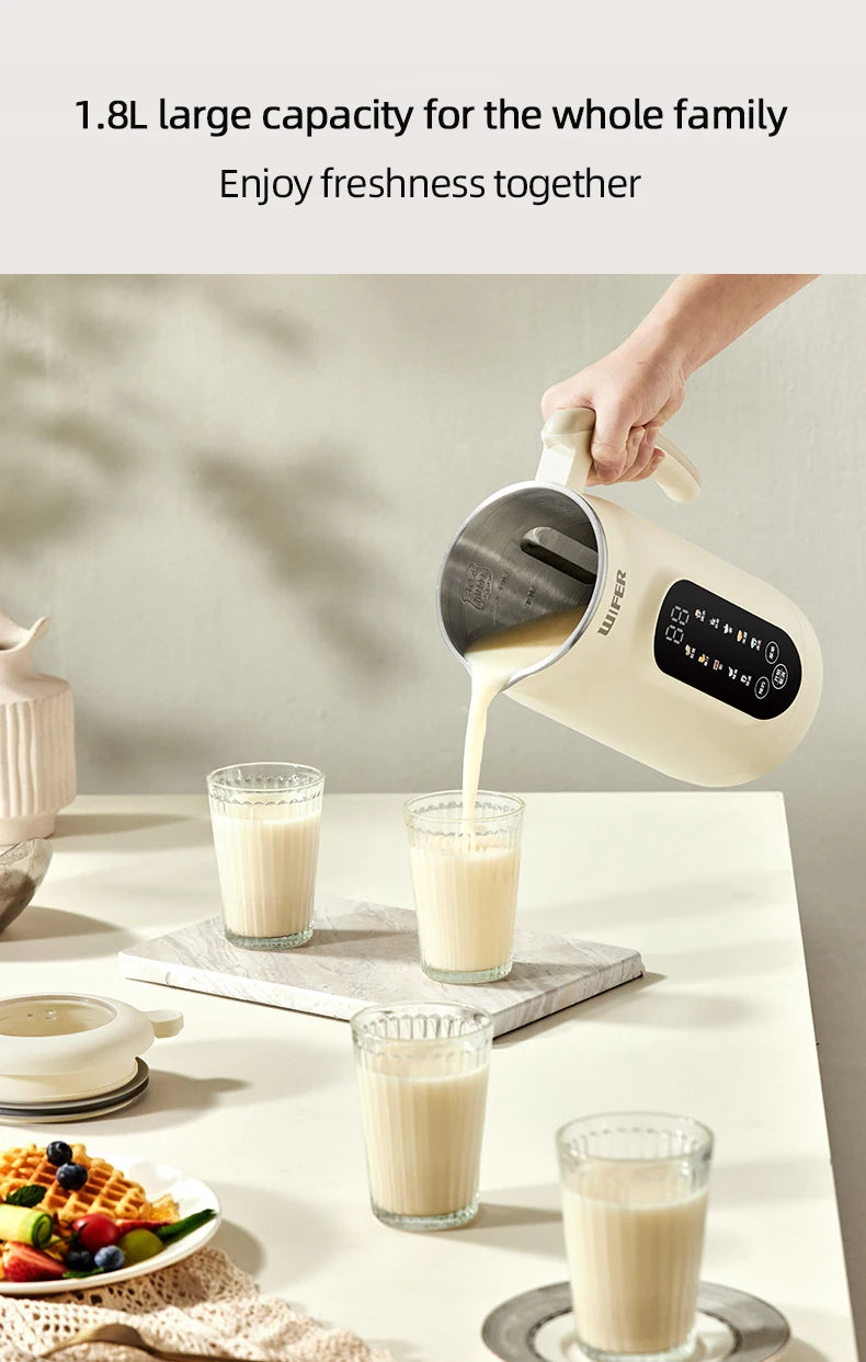 Automatic Soy Milk Machine Electric Juicer Blender Multifunctional Wall Breaking Machine Soybean Milk Maker Breakfast Machine