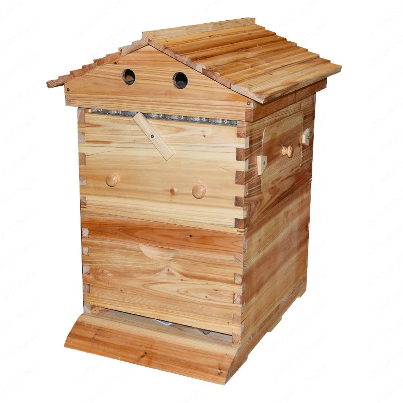 7-Frame Automatic Flow Hive (No Bees) Harvest honey easily, just turn the key, no hive opening needed.
Bee-friendly, beginner-ready, high-quality design.