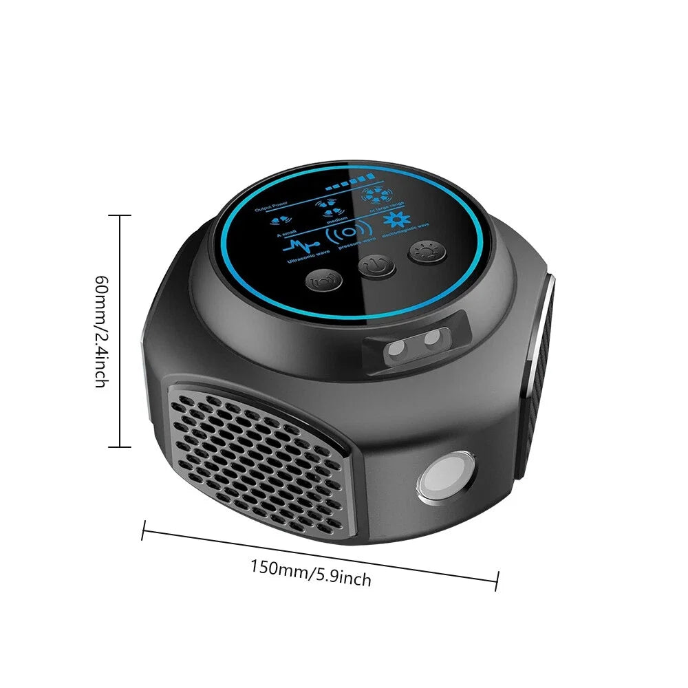 Ultrasonic Electronic Rodent Repellent 360°all-round Degrees Rat Repeller Effectively Repel Flies Cockroaches Mosquitoes