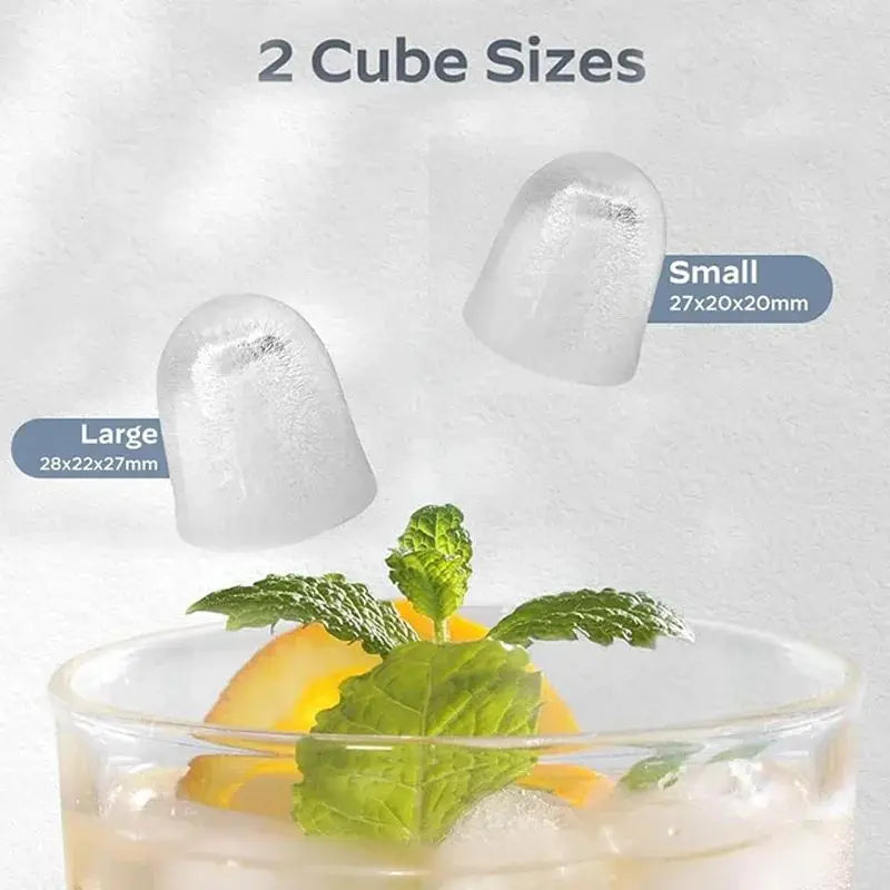 Electric Ice Maker 220 V for Bar Home Kitchen Office Bullet cylindrical Cube Maker via Scoop Automatic Mini Ice Making Machine
