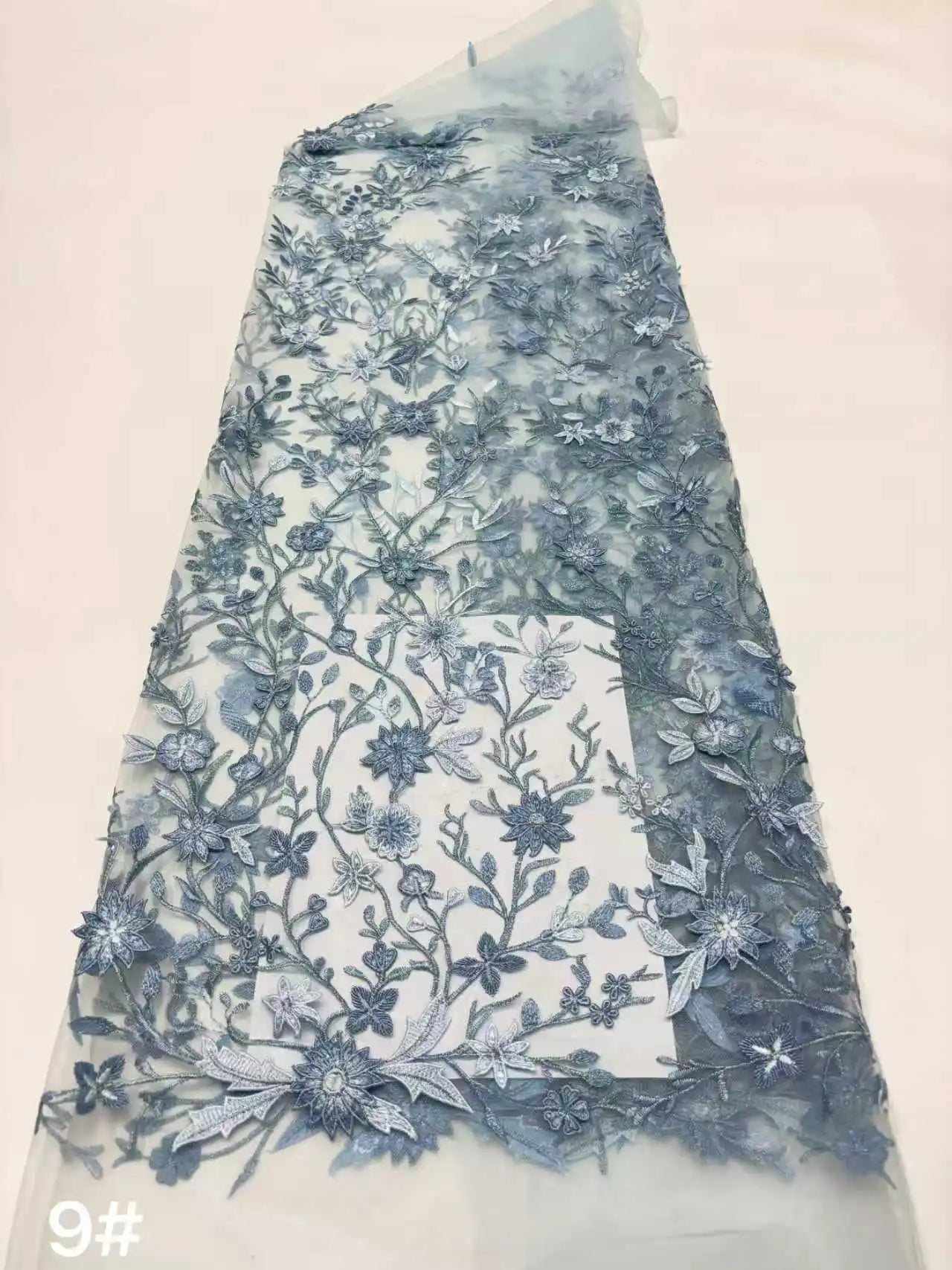 Quite Beautiful Africa Multi Color Fabric 3D Flower High Quality 2024 Embroidery Net Lace Rich Senegalese Wedding Party Dress