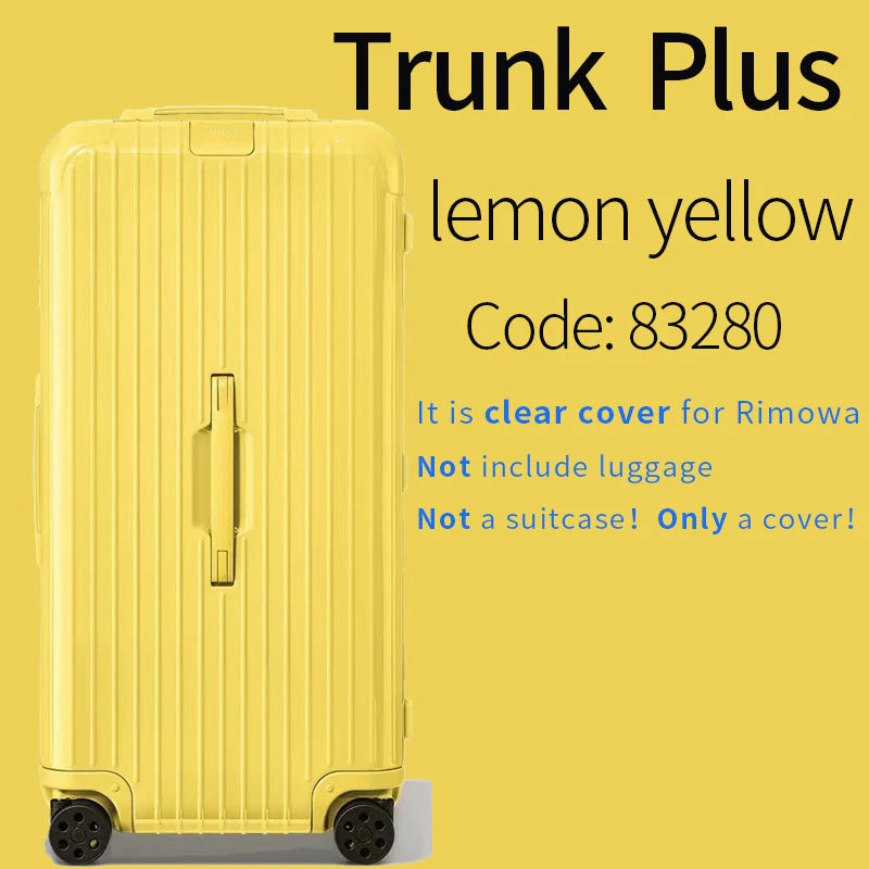 Transparent Cover Applicable for Rimowa Essential Suitcase Protective Cover Clear Trunk Plus 31 33 Inch Rimowa Luggage Cover