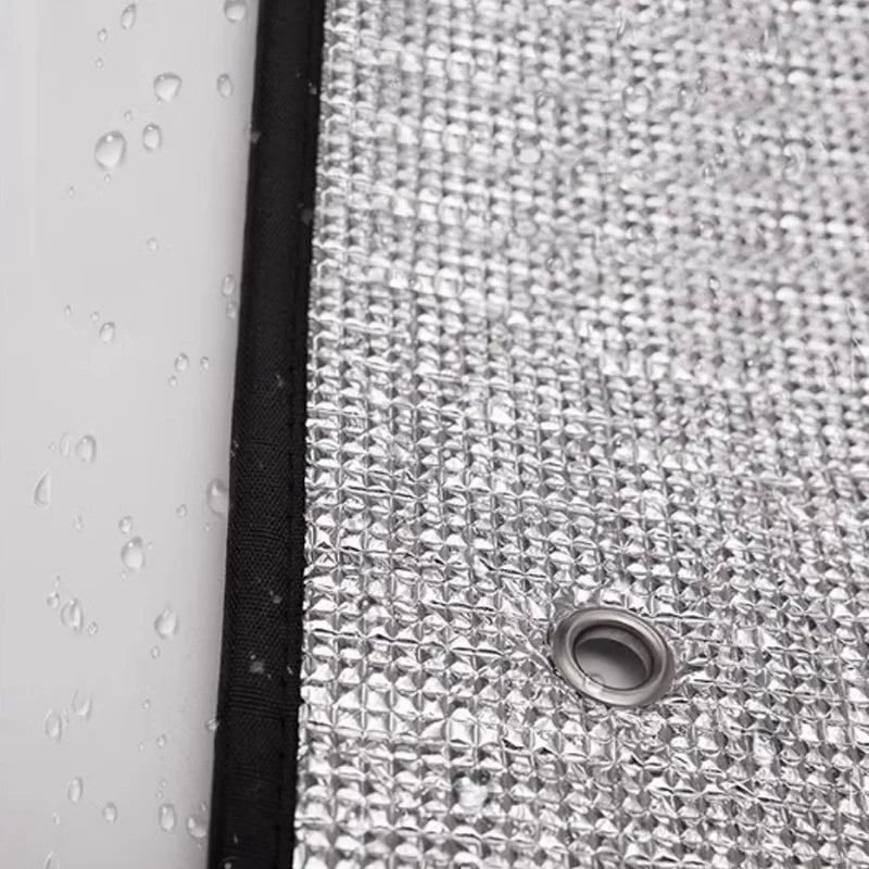 Home Windows Sunshades Anti-UV Aluminum Foil Shading Screen Sunshine Room Shading Board Keep Warm Film Balcony Privacy Pad