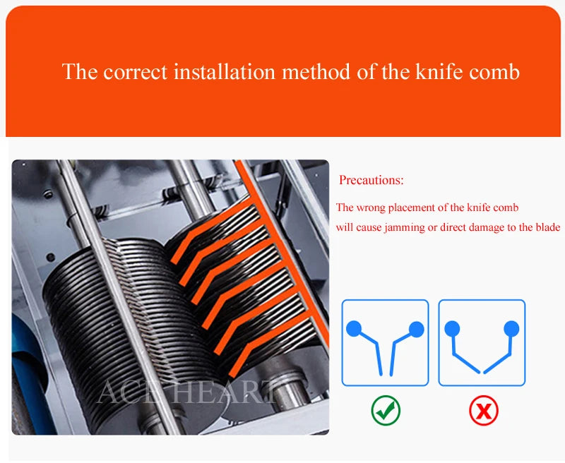 Meat Slicer Commercial Stainless Steel Meat Slicing Machine Meat Shredded Diced Machine 110V 220V