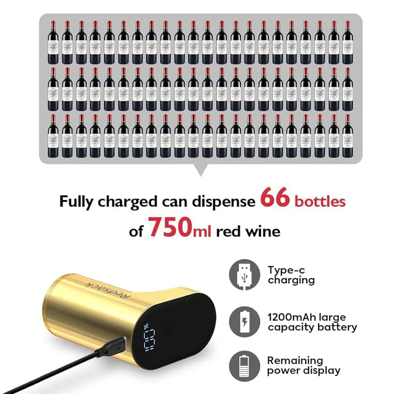 New Portable Mini Automatic Wine Decanter Electric Wine Aerator and Wine Dispenser
