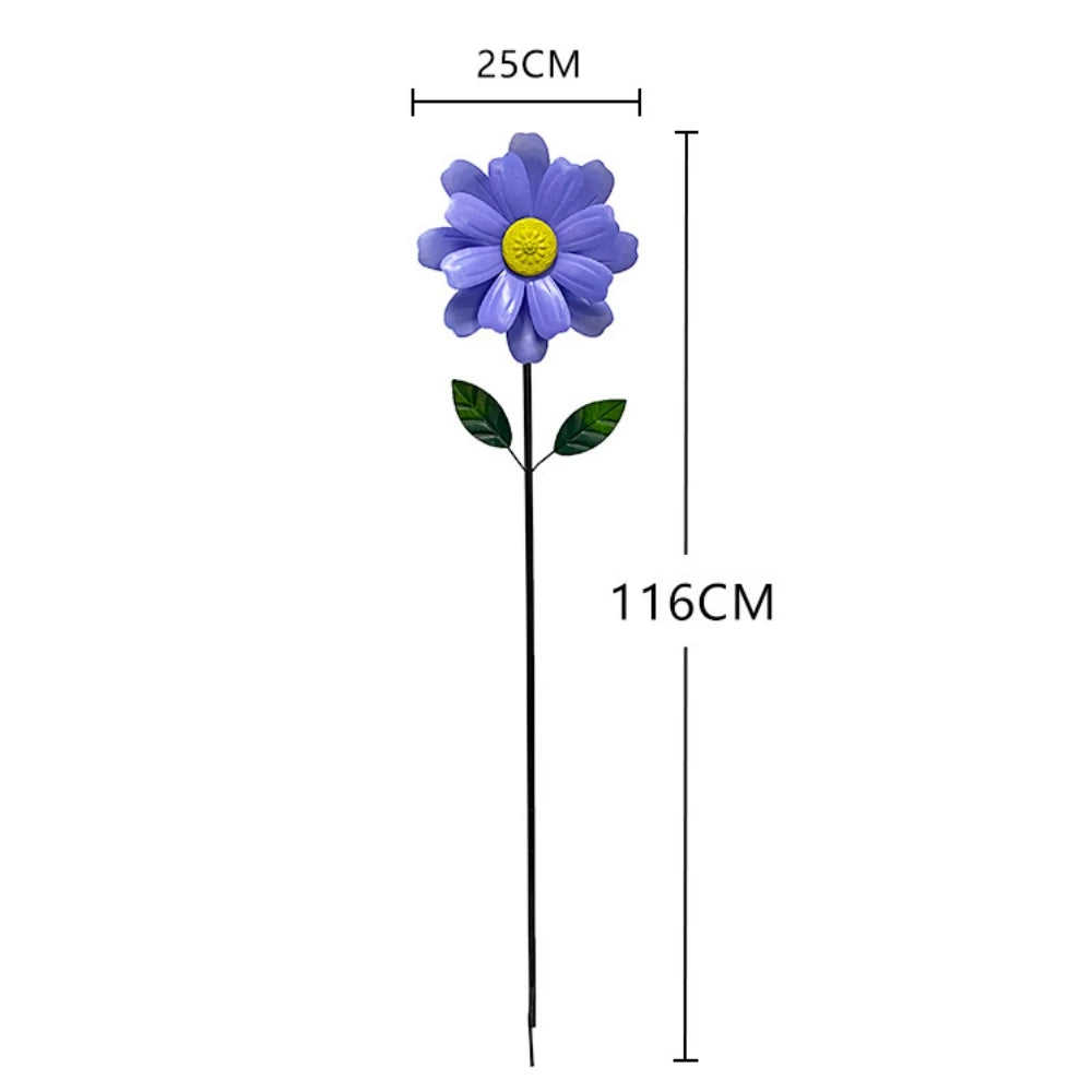 Outdoor Sunflower Wind Spinner
Metal sunflower windmill – spins beautifully in the breeze.
Durable, weather-resistant iron. Perfect for garden, yard, courtyard.