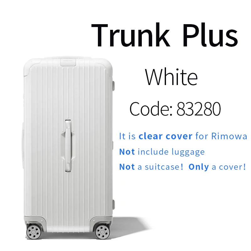 Transparent Cover Applicable for Rimowa Essential Suitcase Protective Cover Clear Trunk Plus 31 33 Inch Rimowa Luggage Cover
