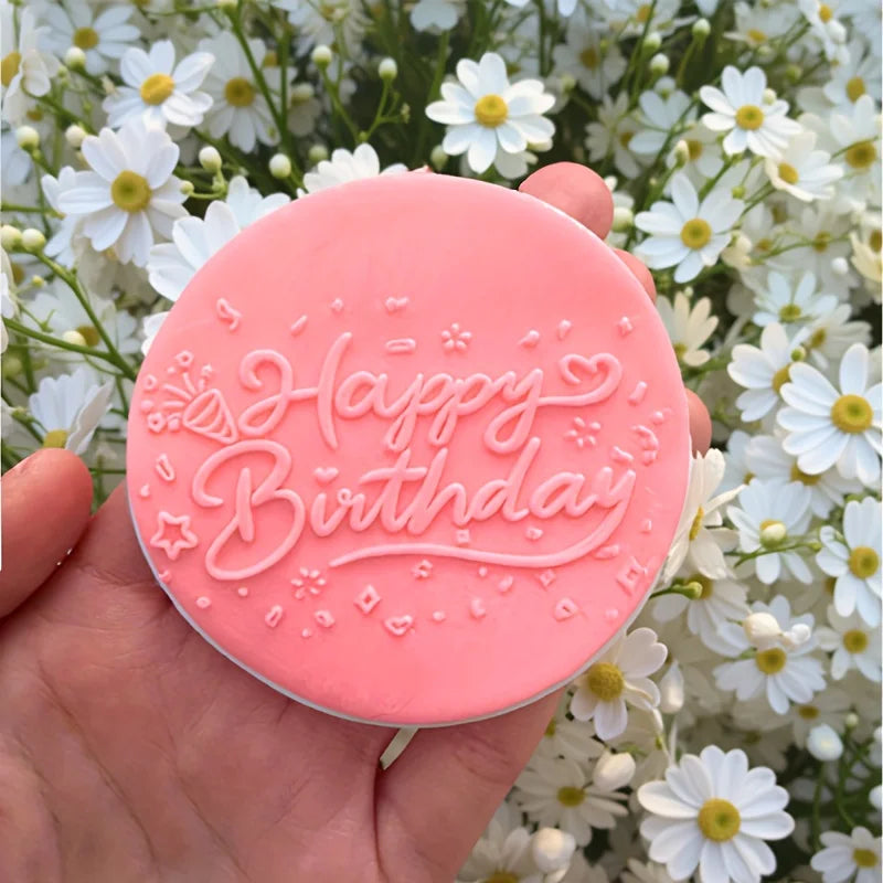 Baby Birthday Party  Acrylic Cookie Emboss, Baby Boy Baby Girl Cookie Stamp, Wild One Fondant Mold Cake Mould Baking Tool