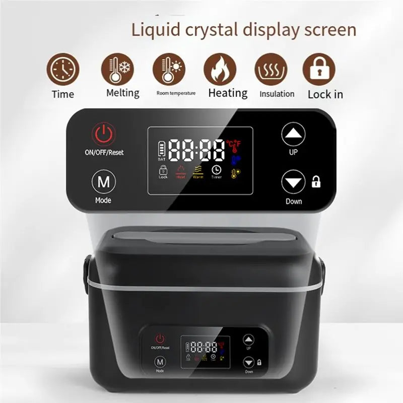 A78E-Cordless Electric Lunch Box For Adults,Heated Lunch Box With 24000Mah Battery,5.5Cups Removable Container Eu Plug