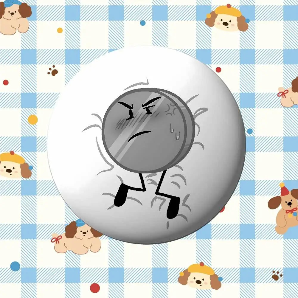 Funny A-Inanimate Insanity-S Badges Tinplate Soft Button Pin Brooch Metal Badge Custom Jewelry Accessories Hat Bag Lapel