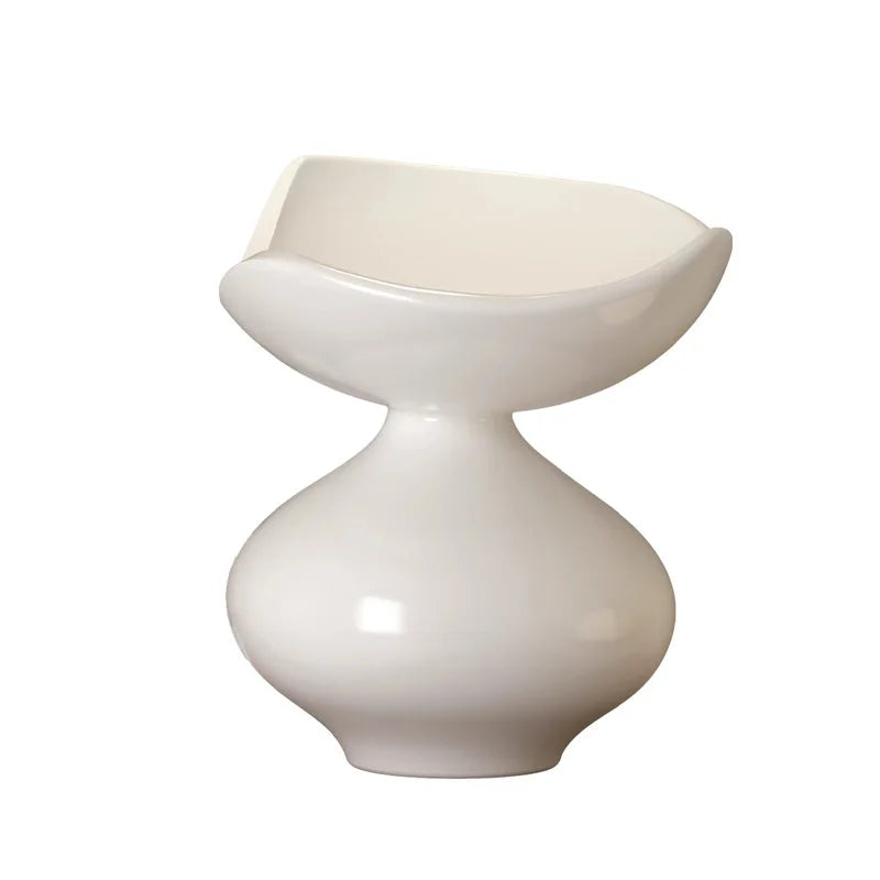 Minimalism Abstract Crafts Floral Vase Desk Decoration Flowers Arrangement Artificial Flower Resin Vases Room Aesthetic Decor