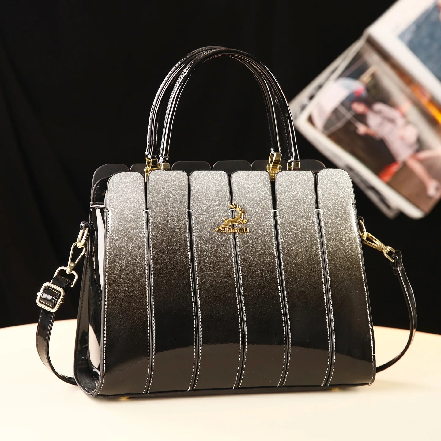 Leather Women’s Handbag Versatile Shoulder & Crossbody Crafted from smooth, bright leather with a stylish design. Comfortable, elegant, and perfect for everyday use.