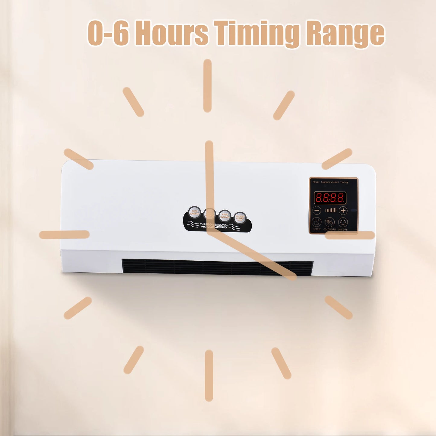 2 in 1 Portable Air Conditioner Electric Heater for Room Heating Cooling Fan with Remote Control and Timing Function Simple A/C