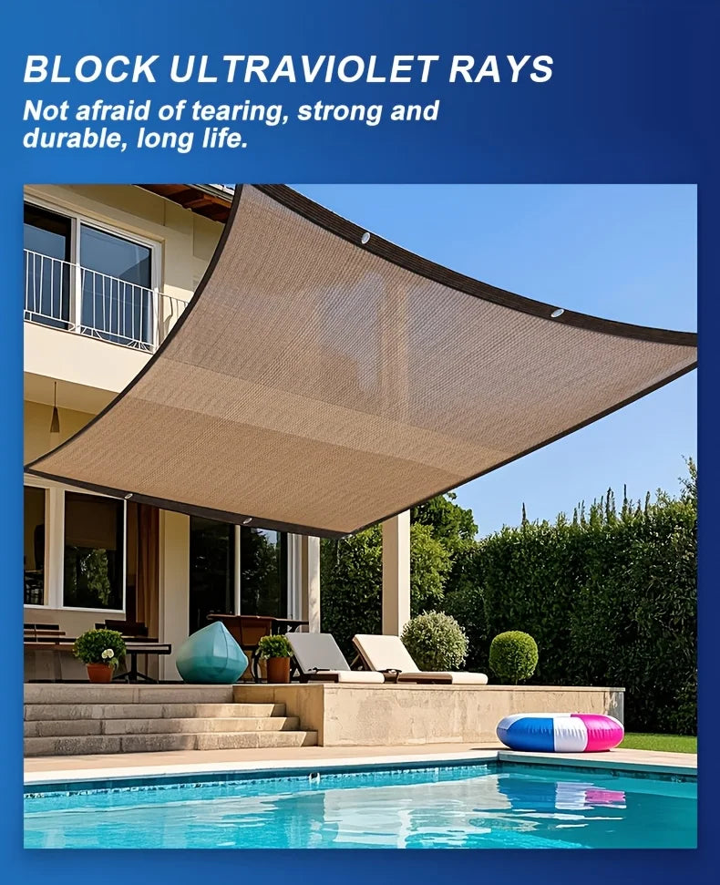 Garden Shade Cloth with Grommets Shade Cloth Sun Shade Fabric Shade Cover for Patio Garden Pergola Shade Cover Canopy Greenhouse