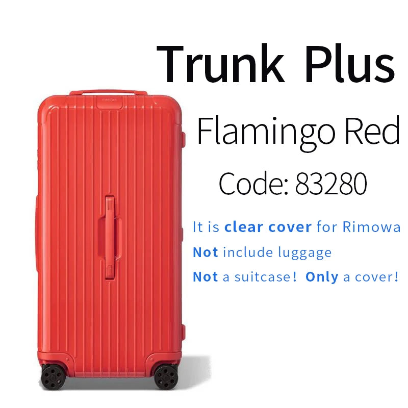 Transparent Cover Applicable for Rimowa Essential Suitcase Protective Cover Clear Trunk Plus 31 33 Inch Rimowa Luggage Cover