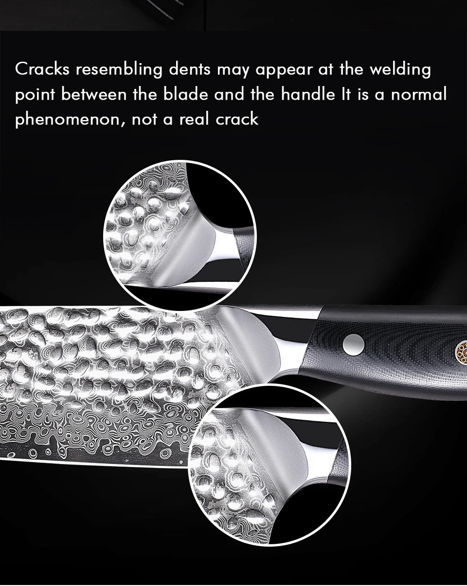 MOSTODOZO 6-inch Japanese Style Bunka Knife Damascus Steel Slicer Meat Utility Fruit Professional Kitchen Kiritsuke Chef Knives