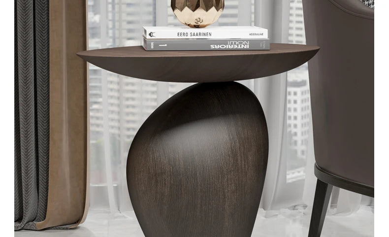 Creative Cobblestone Side Table – Nordic Style Unique, modern design perfect for living rooms, bedrooms, or sofa corners. Stylish coffee/tea table for home décor.