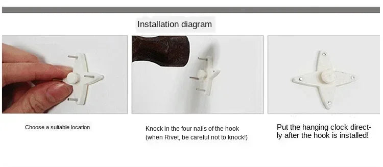 Nordic Light luxury creative decoration clock simple and fashionable living room clock Iron mute wall clock modern design decor