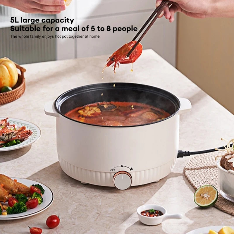 5L Electric Rice Cooker For Household 3-5 Persons Non-stick Pot 220V Rice Cooker Mechanical MultiCooker Steamed Rice Pot For Hom
