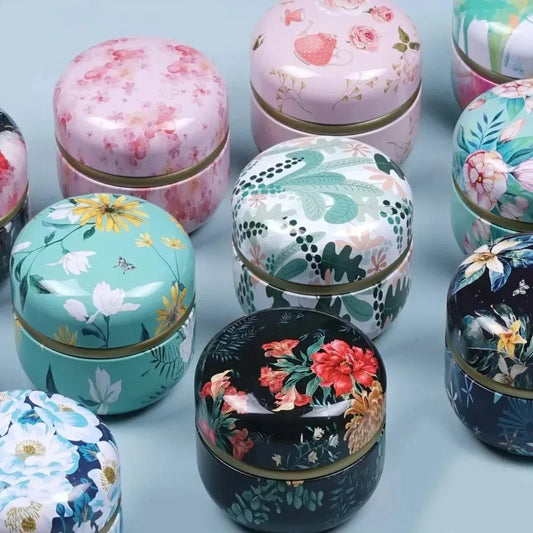 Tea Storage Kitchen Tea Box Jar Storage Holder Sweetmeats Candies Cans Teaware Tea Caddies Containers Multi-purpose Storage Box