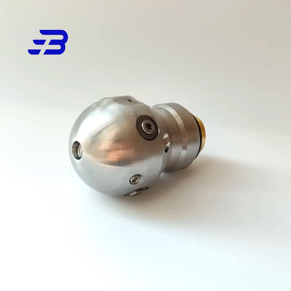 high pressure washing sewer cleaning dredge cutter nozzle WT-3/8 Rotating Ball spherical jetter nozzle