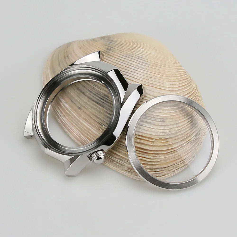 New Car Design 40mm 316L Stainless Steel Fit NH34 NH35 NH36 Movement Sapphire Glass Watch Case