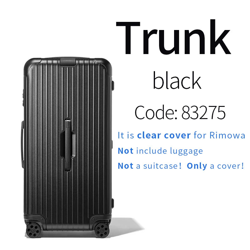 Transparent Cover Applicable for Rimowa Essential Suitcase Protective Cover Clear Trunk Plus 31 33 Inch Rimowa Luggage Cover