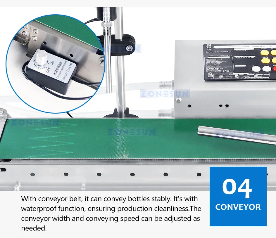 ZONESUN Automatic Perfume Oil Filter Beverage Water Bottle High Precision Heat Resistance Liquid Filling Machine ZS-DPYT1500