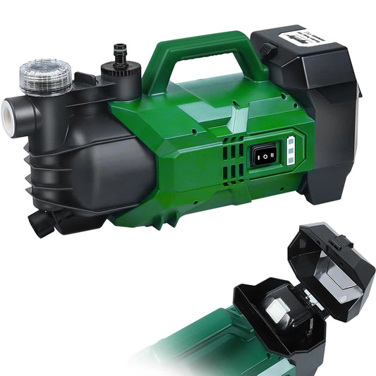 Cordless Water Pump for Makita 18V BL1830 Battery, Garden Pump with 2800 L/h flow rate, for Irrigation, Drainage (Tool Only)