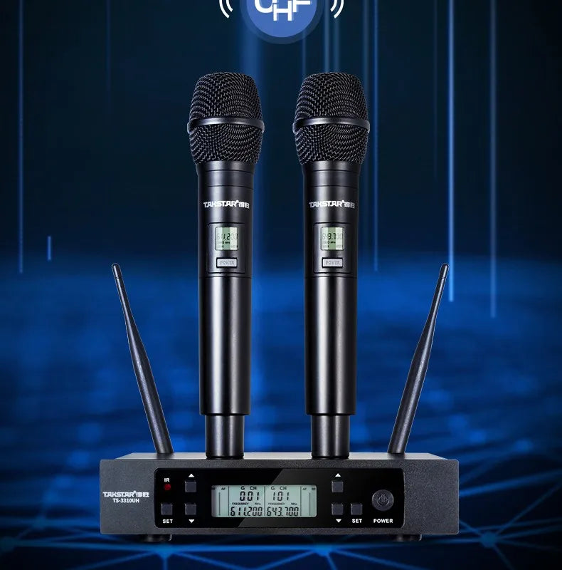 Takstar TS-3310UH Wireless Microphone UHF integrated circuit KTV Conference Home Entertainment Outdoor Performance
