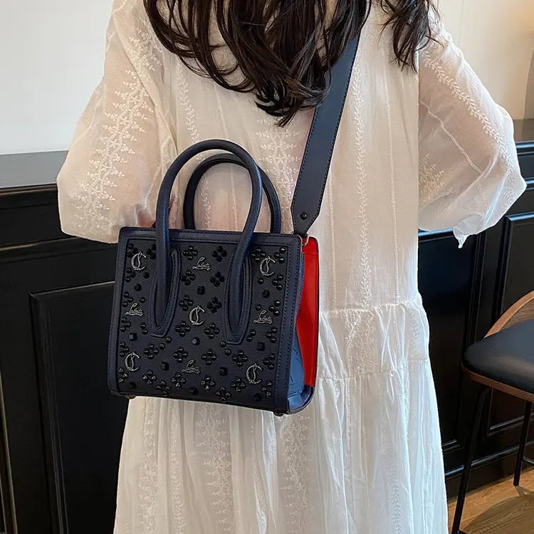2026 Retro Hollow Out Tote Bag for Women, Large Capacity Canvas Shopper Bag, Fashion Shoulder Bag Crossbody Purse for Daily Use