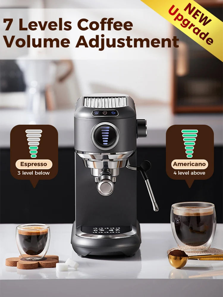 Cafelffe 4in1 Cappuccino Coffee Machine Dolce gusto Nes Capsule Espresso Maker ESE Pod Ground Gift for Lover,Dad,Mom Cafetera