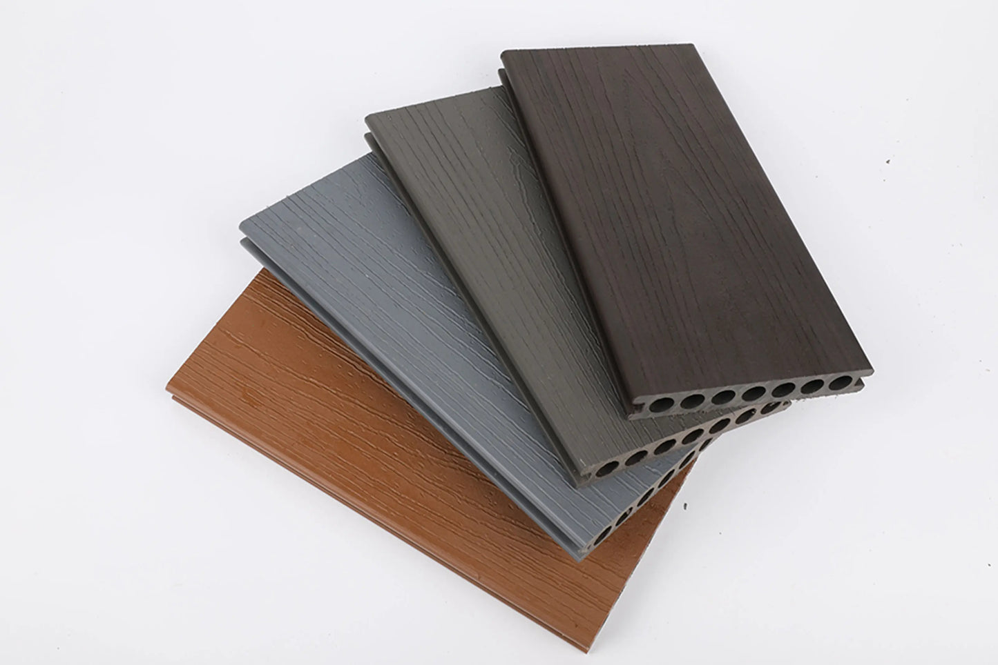 Resort-Style WPC Composite Wood Decking – Slip-Resistant Durable and stylish decking solution for outdoor spaces, combining wood aesthetics with the low-maintenance benefits of composite materials.