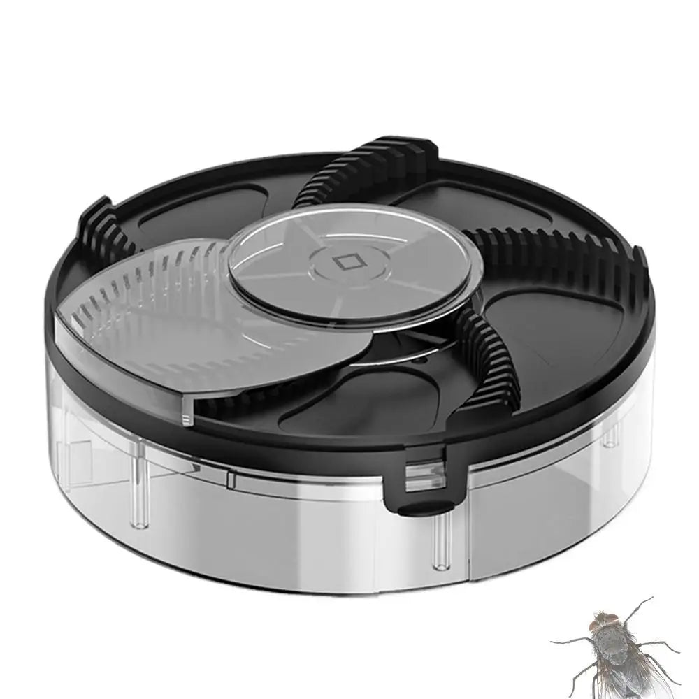 Electric Fly Trap Automatic Indoor Fly Traps Control Rechargeable Repel Tool Silent Household Flying Control For Home Patios