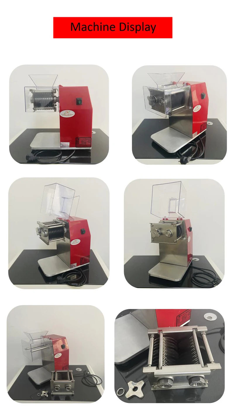 Meat Slicer Commercial Stainless Steel Meat Slicing Machine Meat Shredded Diced Machine 110V 220V