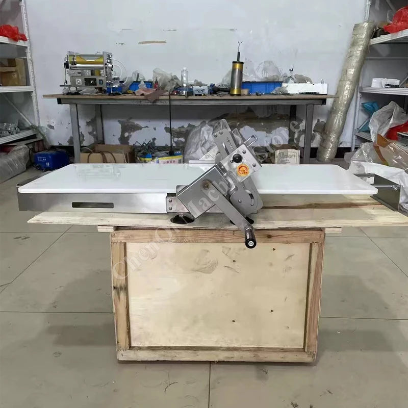 Dough Sheeter Puff Pastry Machine Table Top Hand Manual Pizza Dough Sheeter Roller Croissant Dough Flattener Laminator Machine