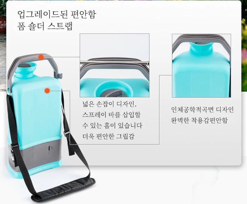 20L/10L/8L Electric Sprayer Back Irrigation Rechargeable Agricultural Gardening Tool High Pressure Atomizing Battery Sprayer