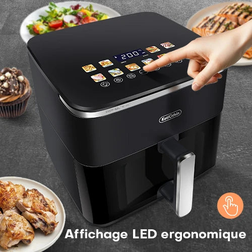 Air Fryer-KOTICIDSIN-KotiCidsin - 11L-2000W-touch screen with visible window