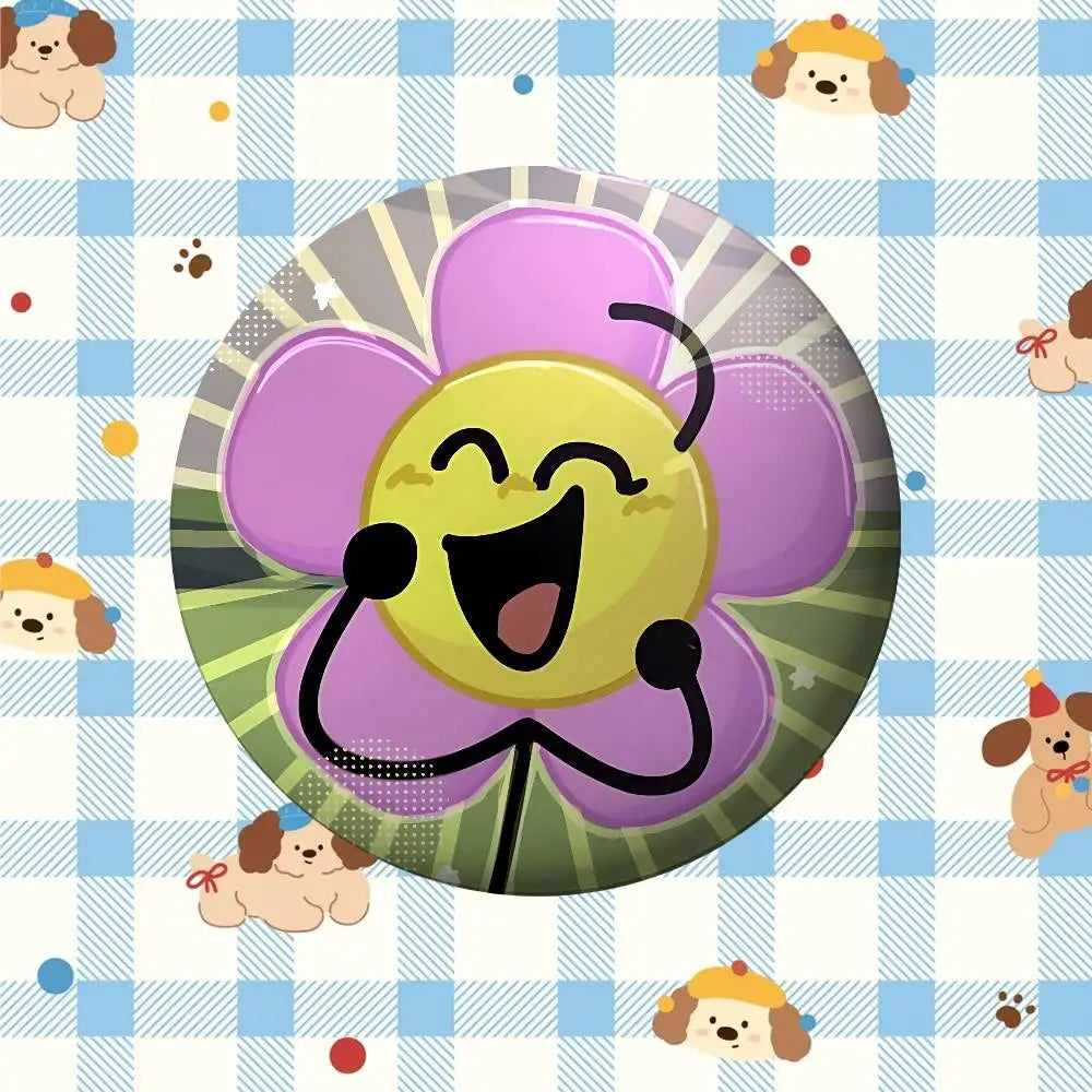 Funny A-Inanimate Insanity-S Badges Tinplate Soft Button Pin Brooch Metal Badge Custom Jewelry Accessories Hat Bag Lapel