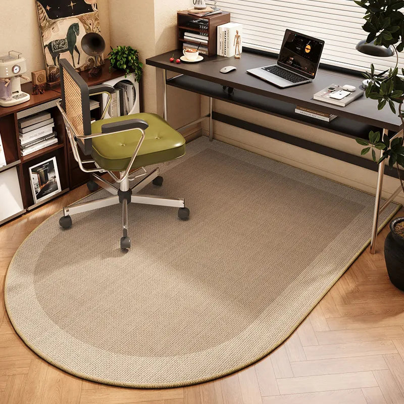 VIKAMA Simple Arched Carpet Office Meeting Room Seat Cushion Bedroom Desk Soundproof and Wear-resistant Floor Mat Home Decor